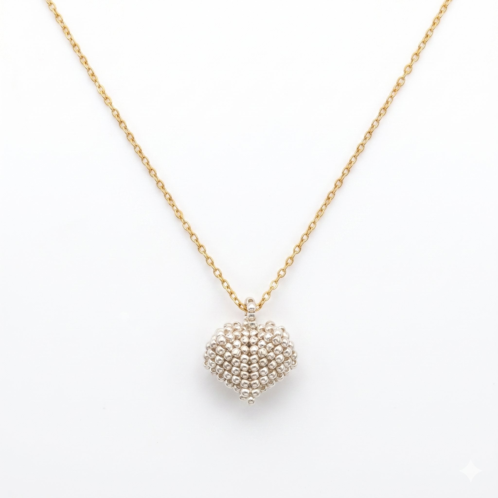 COLLAR CORAZÓN POPOCHO